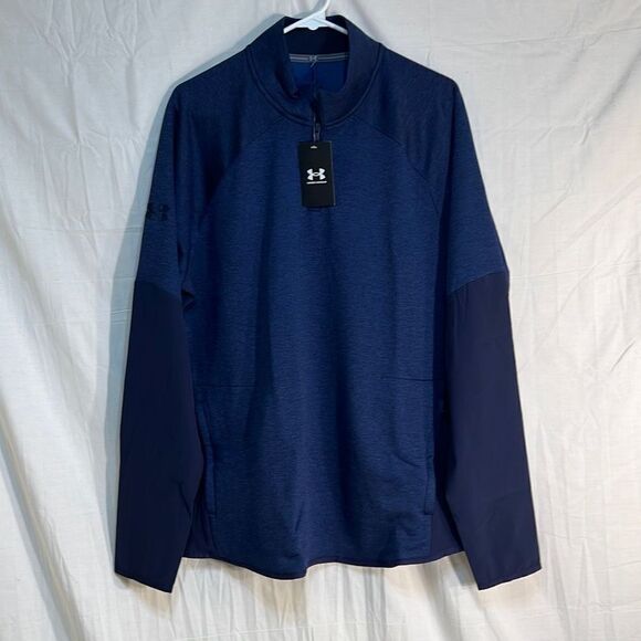 Under Armour - Mens Qualifier‎ Hybrid Corporate Quarter-Zip -Men Large-NWT - Picture 1 of 4